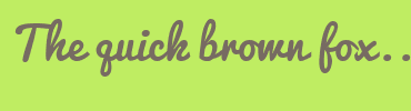 Image with Font Color 776B62 and Background Color BFED62